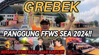 GREBEK PANGGUNG FFWSSEA 2024 VIETNAM BERSAMA EVOS RASYA DAN BEBILY GILA GEDE BANGET !!!