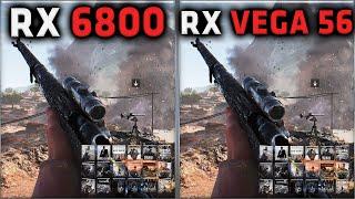 RX 6800 vs RX VEGA 56 Benchmark – 59 Tests