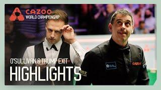 O'Sullivan and Trump Fall in Quarter-Finals!  | Cazoo World Championship 2024