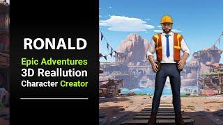 Stunning Ronald Character - Pack High quality 3D Character for Character Creator 4 & Unreal Engine 5