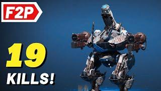 Fenrir makes 19 Kills & 10 Million Damage - War Robots Free to Play Gameplay (No Commentary) WR F2P