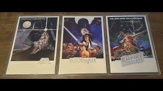 [New Zealand Mint] Star Wars Premium 35g Silver Posters Episodes IV-VI ANH ROTJ ESB TESB 2018 FOIL