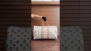 LV Keepall Bandoulière 45 Vanilla Monogram Craggy M25233 #lv #lvlover #lvaddict #lvbag #travelbag