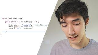 Initialization, Declaration and Assignment in Java #54