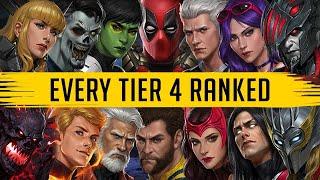 ALL T4 RANKED BEST TO WORST (March, 2025) - Marvel Future Fight