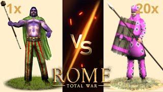 Can Hounds of Culann Beat 20 Eastern Infantries in OG: Rome Total War?