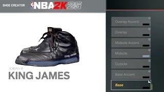 HOW TO MAKE AIR JORDAN 18 'KING JAMES' PE IN NBA2K25