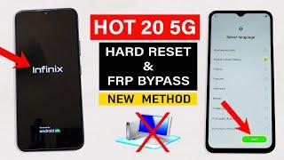 infinix HOT 20 5G :- Hard Reset/FRP Bypass - Without Pc (100% Working)