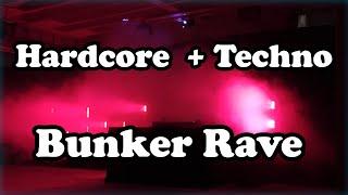 Hardcore  & Techno Bunker Rave | Druck PUR im Magen | 12x18" Bass | 4x T24N | PA Anlage Aufbau