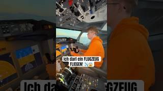 Schaffe ich ein Flugzeug zu LANDEN? ️ #flugzeug #jannikfreestyle