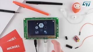 Powered by MicroEJ  - Application Store Demo on STM32F746-DISCO