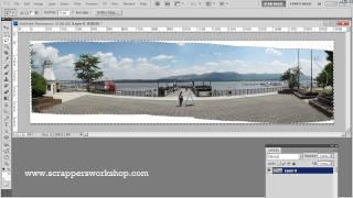 Use Content-Aware Fill in CS5 for better panoramic pictures