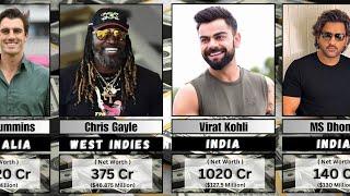 Top 50 Richest Cricketers In The World 2024 || Richest Cricketers In The World 2024 ||