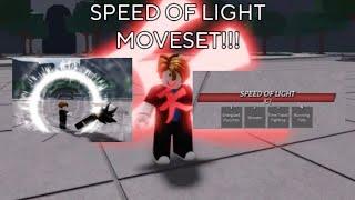 A custom moveset I made: Speed of Light! | TSB