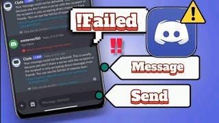 How To Fix Discord Direct Message not Working on Android | Solve DM not Sending/Coming Issue