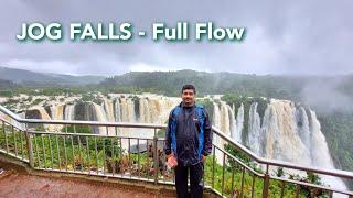 Jog Falls in full flow | Full water in Jogfalls