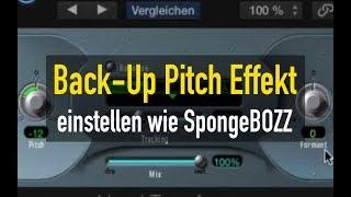 Back-Up mischen mit Pitch-Effekt wie SpongeBOZZ | abmischenlernen.de