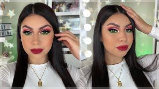 CHRISTMAS GLAM MAKEUP TUTORIAL!  | Mari Bajari