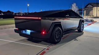 First POV Night Drive // 2024 Tesla Cybertruck Foundation Series