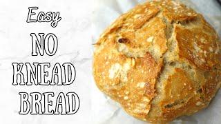 EASY No Knead Bread Recipe