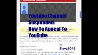 YouTube Channel Account Suspended: How to get it back or Recover ?