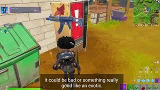 Fortnite Malfunctioning Vending Machine