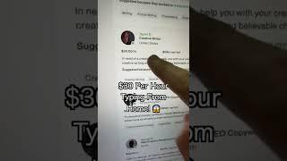 Earn $30 Per Hour: TYPING JOB using your Mobile Phone | No Experience | Legit Online Job #shorts 