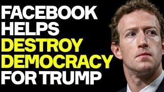 Facebook DESTROYING Democracy To Help Trump - And Conning You About FREE SPEECH