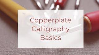 Copperplate calligraphy for Beginners:  Basic strokes (lowercase letters) + Free Worksheets 2023