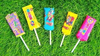 Learn Colors with Lollipops and Sweets| Yummy Watermelon Rainbow Lollipops ASMR | Satisfying Video