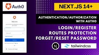 Next.js 14+ Authentication with Auth0 - Login | Signup | Reset Password along with Routes protection