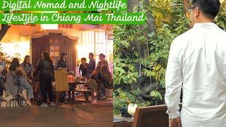 Digital Nomad and Nightlife Lifestyle in  Chiang Mai Thailand