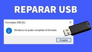 Windows NO Pudo Completar el Formato 3 SOLUCIONES (Actualizado)