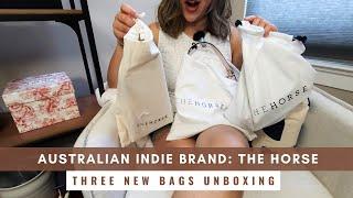 Triple Bag Unboxing from The Horse! | Luxury Alternative Under $200 | Indie Mid-Range Brand