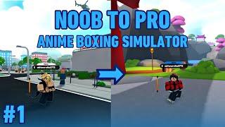 NOOB TO PRO (F2P) #1 in New Game Anime Boxing Simulator + Got CHAMPION & ACCESSORIE!! Roblox