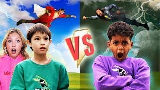 Shazam vs Black Adam, Epic Superhero Battle!