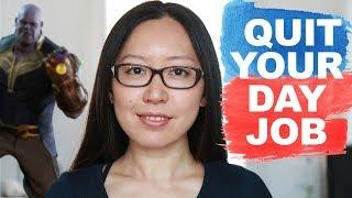 QUIT YOUR DAY JOB FOR ART? (Art Career Advice)