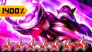 (Dragon Ball Legends) ZENKAI 7, 1400%, 14 STAR GOD TOPPO! A SUPERB BENCH OPTION!