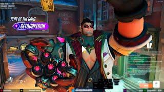 GETQUAKEDON - POTG - HAZARD GAMEPLAY  - OVERWATCH 2 SEASON 14 NEW HERO