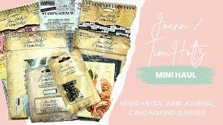 Joann : Tim Holtz Mini Haul Junk Journal Card Making Supplies Art