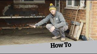 How to build the floor of an extension; How to Build an Extension (8)