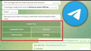 How to create click button on Telegram | Create URL link button on Telegram Bot