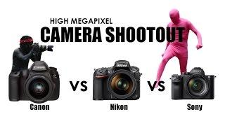 Sony vs Canon  vs Nikon Camera Shootout