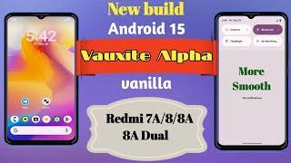 Redmi 8 Custom Rom ! Mi439 New Android 15 vanilla ! 2024 Vauxite Alpha (AOSPA) ! Redmi 7A,8,8A Dual