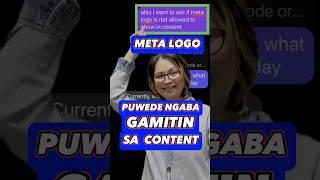 FACEBOOK Meta Logo puwede ngaba itong gamitin sa content? #facebook #meta #logo #fbreels