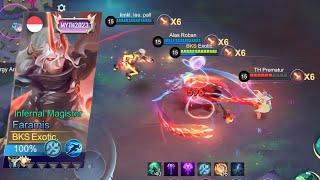 Faramis Mythic 2023 'Infernal Magister' | Survival Mode | Mobile Legends