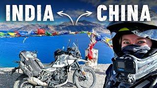 The Himalayan Lake that is split between INDIA  and CHINA