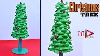 Paper Christmas Tree Easy | How to Make a 3D Paper Xmas Tree Tutorial | DIY craft for Christmas 2019