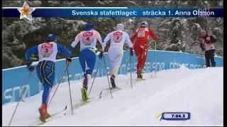 Charlotte Kalla - Beitostölen 2009 - stafett, 4x5 km (hela loppet)