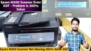 Epson M200 Scanner Error See Your Documentation Solutions | Epson M200 Scanner Not Working